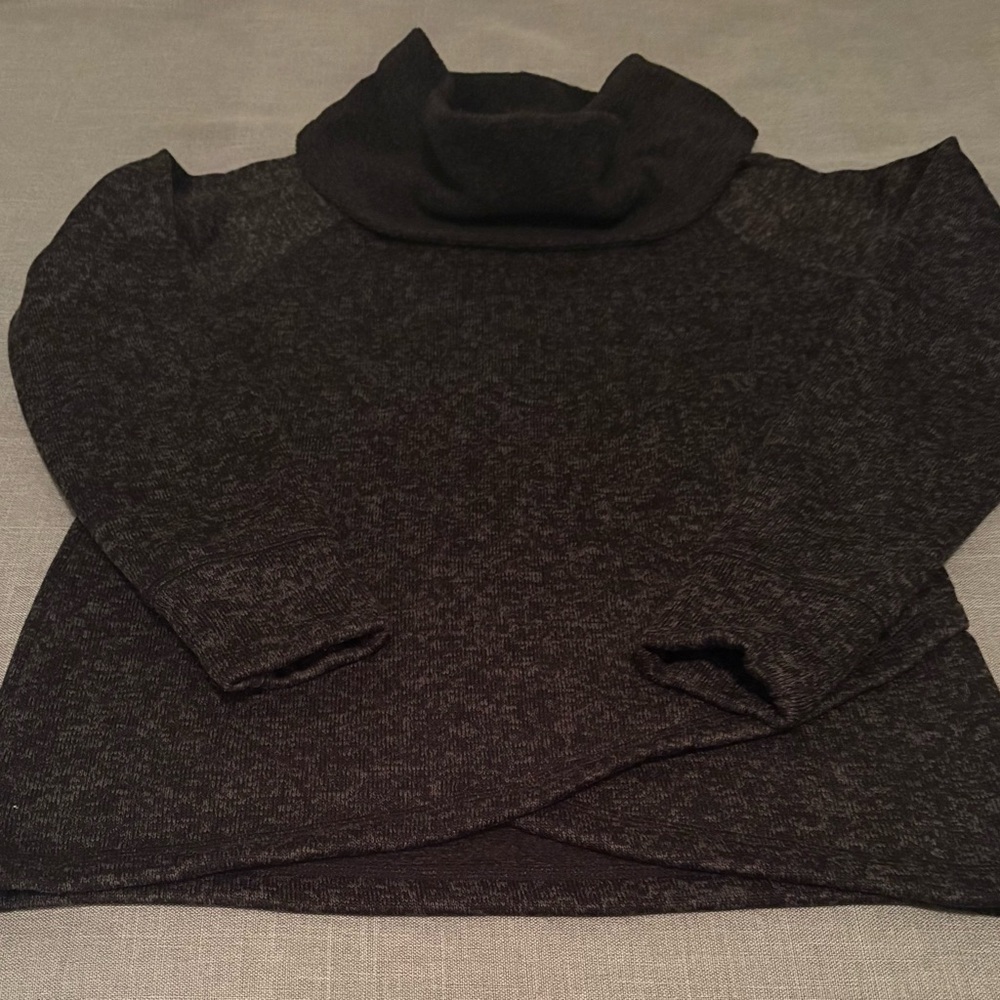 Ideology Charcoal Cowl Neck Sweater
